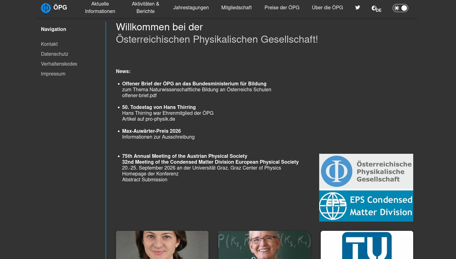 ÖPG Website
